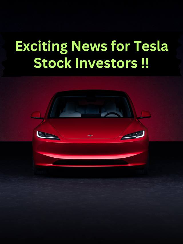 Exciting News for Tesla Stock Investors